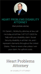 Mobile Screenshot of heartproblemsdisabilityattorney.com